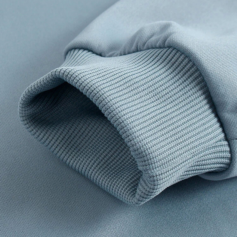 Contrast Sleeve Striped Sweatshirts