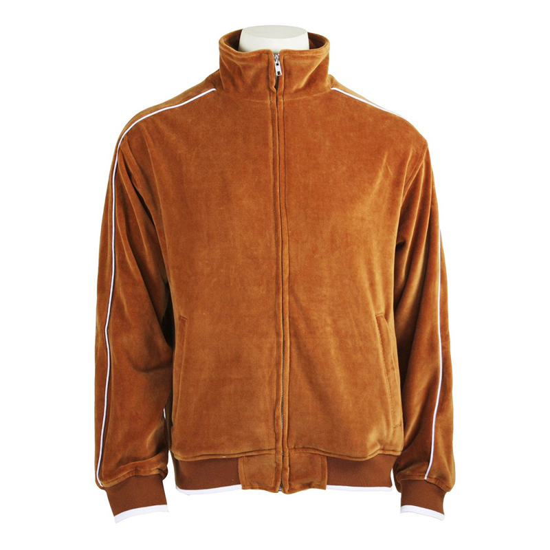 Orange Velour Tracksuits